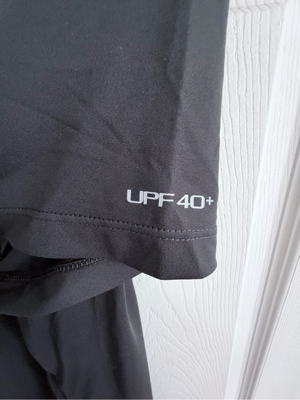 Nike Black Dri-FIT Athletic Tee with White Logo - Picture 5 of 8